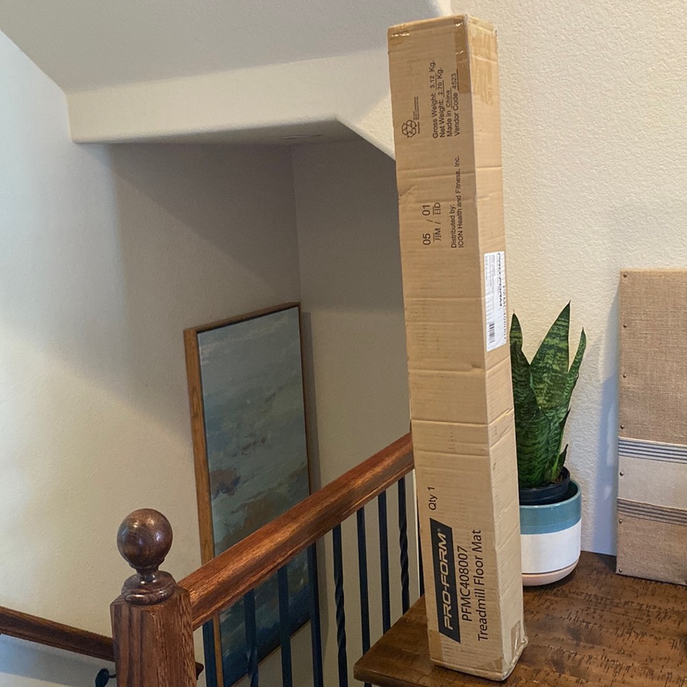 PRO-FORM Treadmill Floor Mat. Never used - Size 40x80 for maximum coverage.